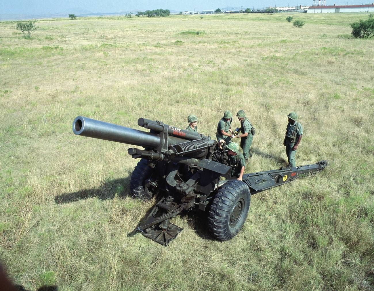 Obús M.114, el arma más potente que tiene el Ejército uruguayo.