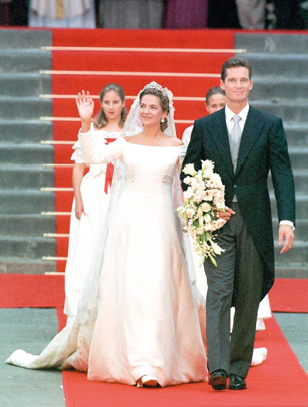 La infanta Cristina e Iñaki Urdangarín se casaron en octubre de 1997. Foto: AFP, JEAN-LOUP GAUTREAU La infanta Cristina e Iñaki Urdangarín se casaron en octubre de 1997. Foto: AFP, JEAN-LOUP GAUTREAU