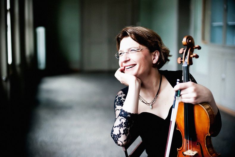 La violinista alemana Antje Weithaas