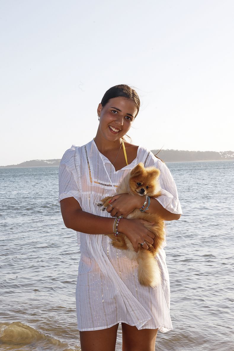 Juliana Massimino con Leo&nbsp;