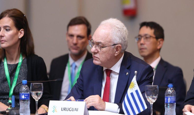 Mario Lubetkin participa durante la instalación de la LXVII Reunión Ordinaria del Consejo del Mercado Común del Sur (Mercosur), en Foz de Iguazú (Brasil).
