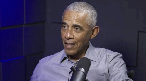 Barack Obama durante su entrevista con Brian Tyler Cohen.