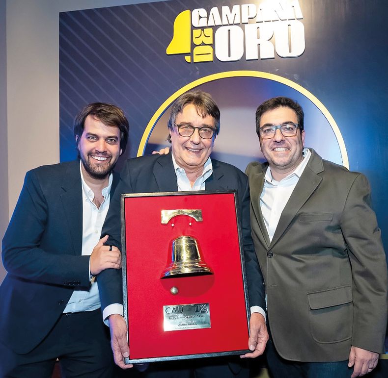 Santiago Cámara, Emir Cámara y Marcelo Debernardi, de la agencia ganadora 2023, Cámara TBWA