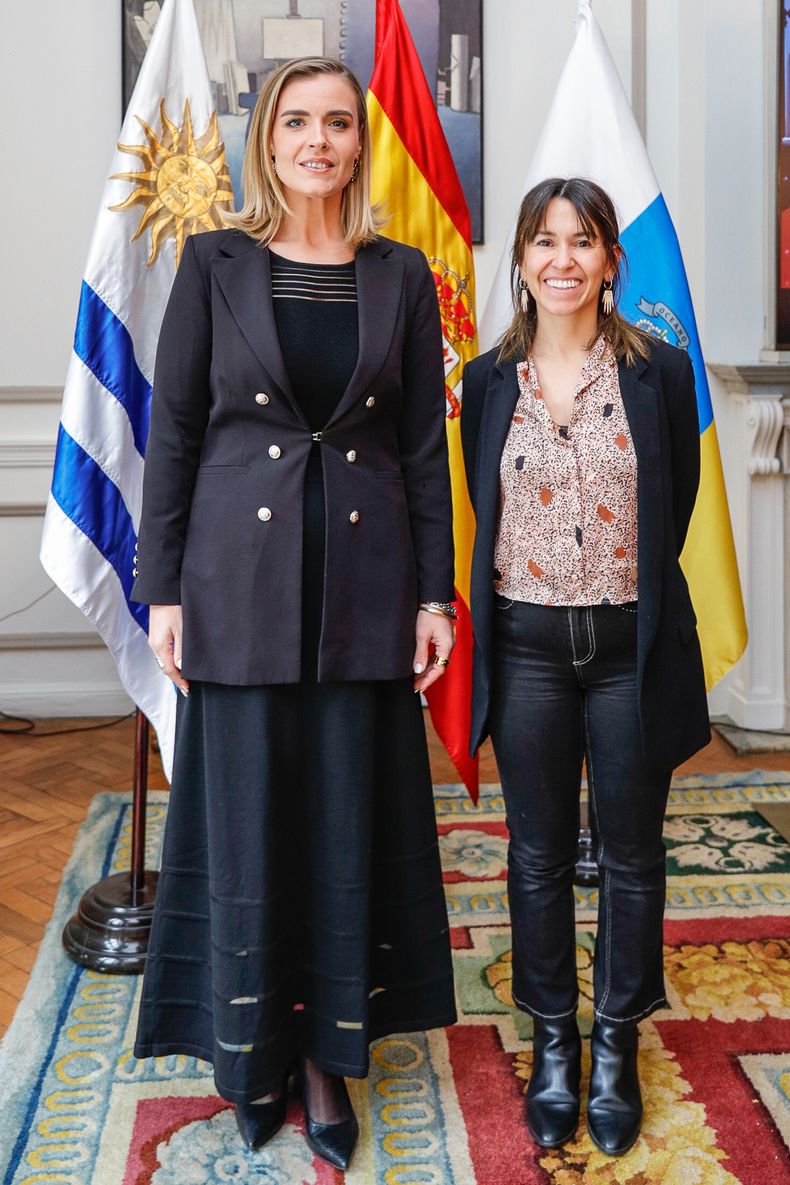 Victoria Blanc y consejera económica y comercial de&nbsp;España Marta Soriano.