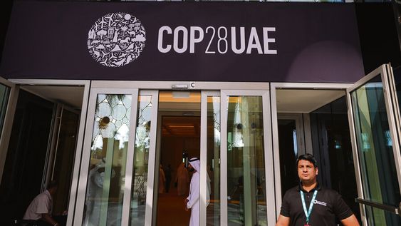 Sede de la cumbre COP28 en Dubái. Foto: Giuseppe Cacace, AFP Sede de la cumbre COP28 en Dubái. Foto: Giuseppe Cacace, AFP