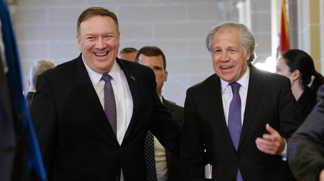 imagen de Lejos del consenso que provocó su designación en la OEA, Almagro necesita del despliegue diplomático de EE.UU. para la reelección