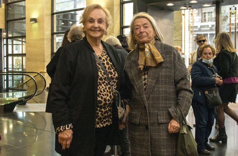 Anita Wajner con Rebeca Stavsky