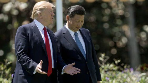 Donald Trump y Xi Jinping. Donald Trump y Xi Jinping.