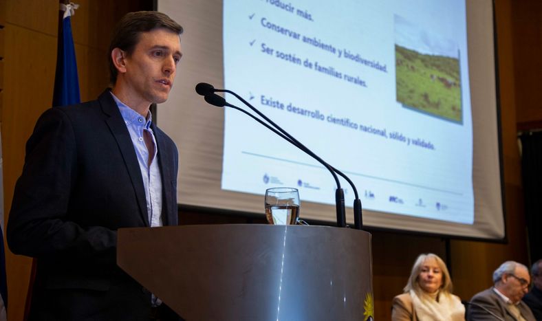El presidente del Instituto Plan Agropecuario, Santiago Scarlato.