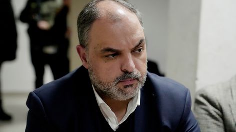 Charles Carrera durante la audiencia de formalización en el juzgado
