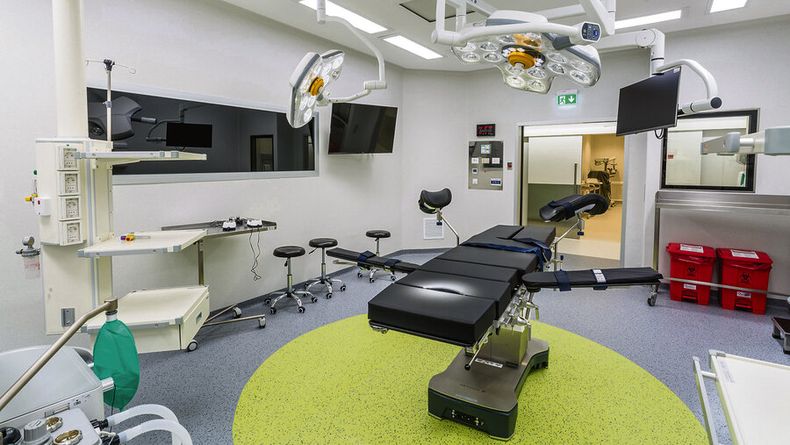 Una vista del block quirúrgico del Sanatorio SEMM Mautone. Foto: Sanatorio SEMM Mautone