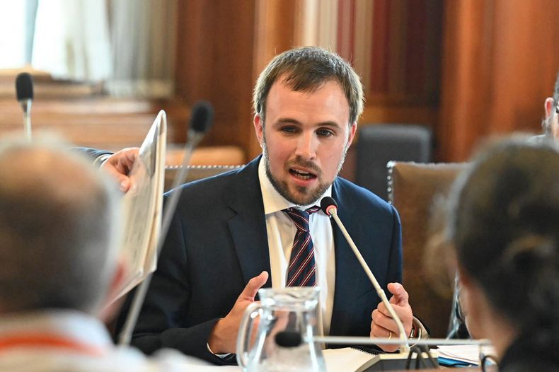 El diputado Carlos Rydström, del Partido Colorado.