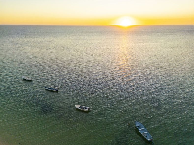 Costa del océano Índico en Madagascar.