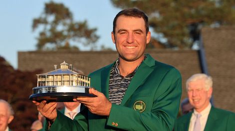 Scottie Scheffler, número 1 del mundo. Foto: AFP, David Cannon