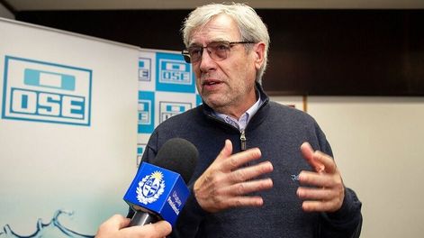 Raúl Montero, presidente de OSE. Foto: Presidencia