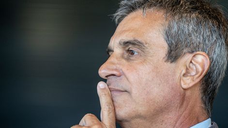 Álvaro García, presidente del BROU.