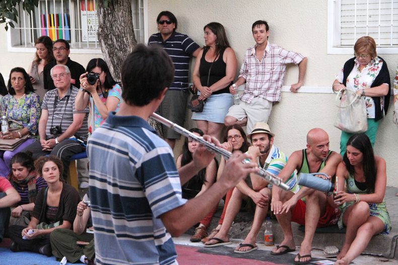 Jazz a la Calle, uno de los proyectos en peligro. Foto: Nicolás Der Agopián