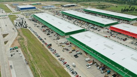 Vista aérea de la UAM, Montevideo. Foto: Daniel Rodriguez / adhocFOTOS