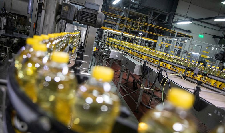 Una industria aceitera.