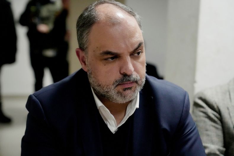 Charles Carrera durante la audiencia de formalización en el juzgado.