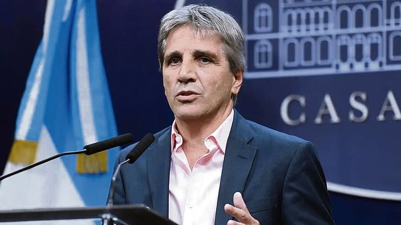 Ministro de Economía argentino Luis Caputo