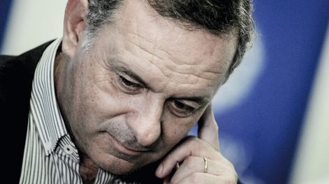 Búsqueda | Álvaro Delgado en el edificio Anexo de Torre Ejecutiva en Montevideo. Foto: Javier Calvelo / adhocFOTOS