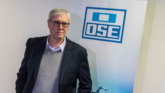 Raúl Montero, presidente de OSE. Foto: Mauricio Zina / adhocFOTOS Raúl Montero, presidente de OSE. Foto: Mauricio Zina / adhocFOTOS