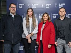 Director general de L’Oréal Group en Uruguay Nicolás Oberti,gerenta de Asuntos Corporativos y Sustentabilidad de L’Oréal Group Cecilia Cardozo, directora de El Paso Cristina Prego, y gerente de Marketing de División Lujo de L’Oréal Emiliano Reisfeld