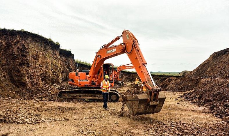 Producción minera. Foto: MIEM