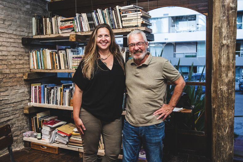 Dafne Kleiman y Gustavo Moraes, director de Zoco 