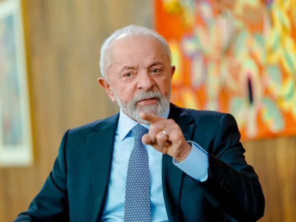 Luiz Inácio Lula da Silva, durante una entrevista en el Palacio de Alvorada
