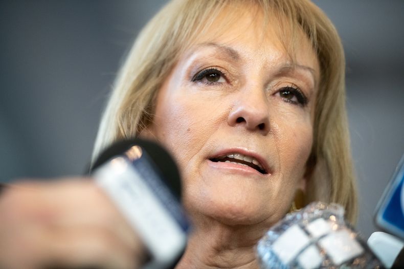 Precandidata por el Frente Amplio Carolina Cosse