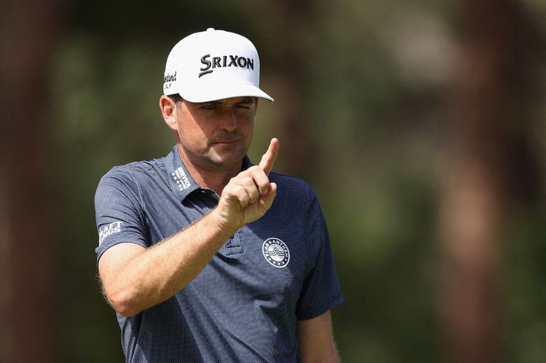 Keegan Bradley durante la ronda final del BMW Championship