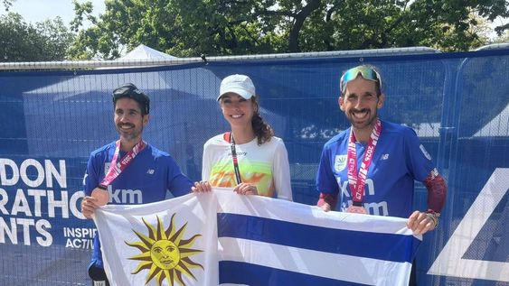 los uruguayos julia paternain y daniel davrieux brillaron en la maraton de londres