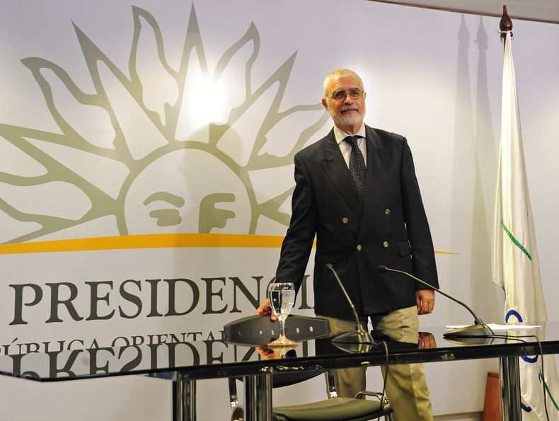 Benjamín Liberoff, a la salida de un Consejo de Ministros en 2015