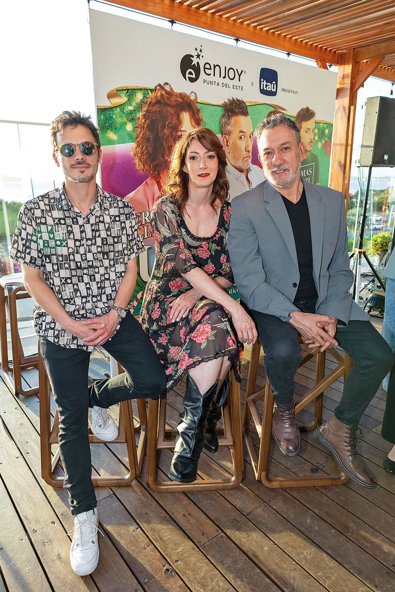 Tomás Fonzi, Anita Gutiérrez y Alejo García Pintos.