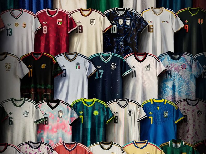Camisetas alternativas de Adidas para la Copa del Mundo.&nbsp;