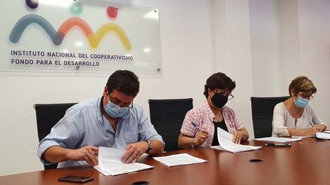 Alicia Maneiro, Marisol Fuentes y Martín Fernández