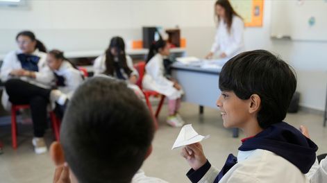 Inicio de clases en la escuela de tiempo completo 405 de Punta de Rieles, Montevideo, en 2024 &nbsp;