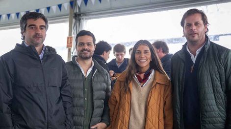 Felipe González, Maximiliano Fynn, Magdalena Borio y Diego de Torres