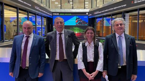 La delegación ministerial en la London Stock Exchange Group.