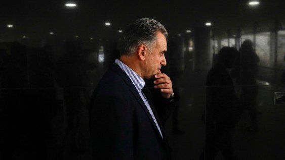 Yamandú Orsi durante un encuentro con la prensa, diciembre 2024 Yamandú Orsi durante un encuentro con la prensa, diciembre 2024