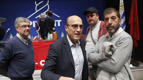 imagen de “Muchas coincidencias” en la visita de Martínez al PIT-CNT