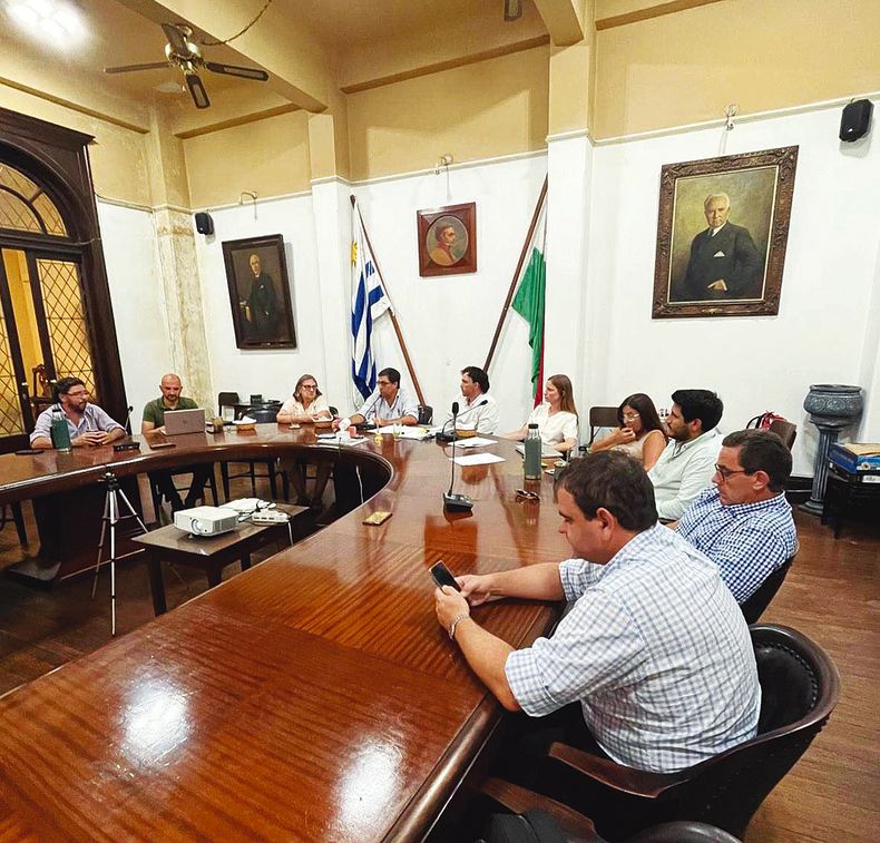Reunión de directivos de la Federación Rural.