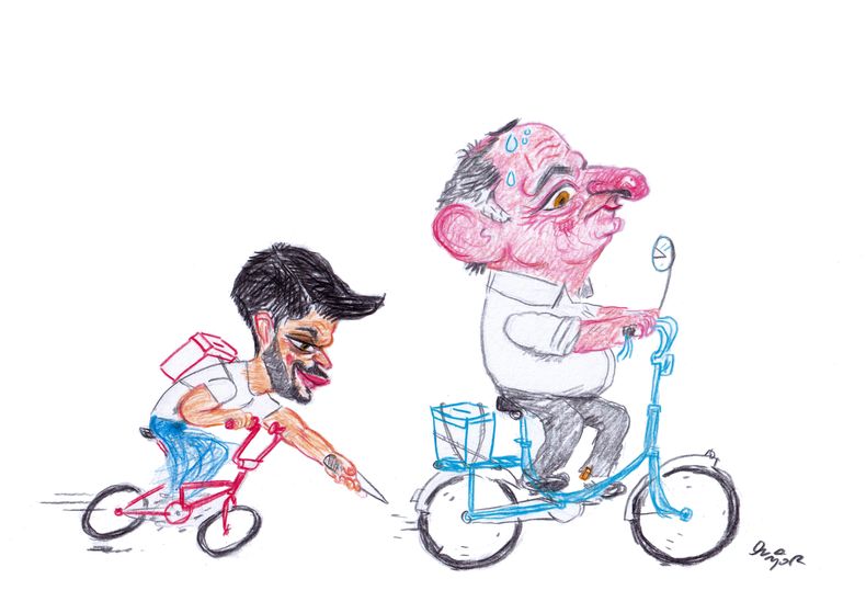 Andrés Ojeda y Álvaro Delgado, según la tinta de Junior