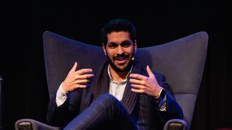 Andrés Ojeda, candidato del Partido Colorado, en el ciclo Desayunos Candidatos de Búsqueda.&nbsp;