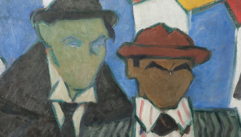 García Maroto y García Lorca (1920), de la colección del MNAV. Foto: MNAV