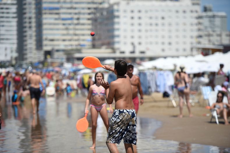 Punta del Este en temporada alta, en 2020