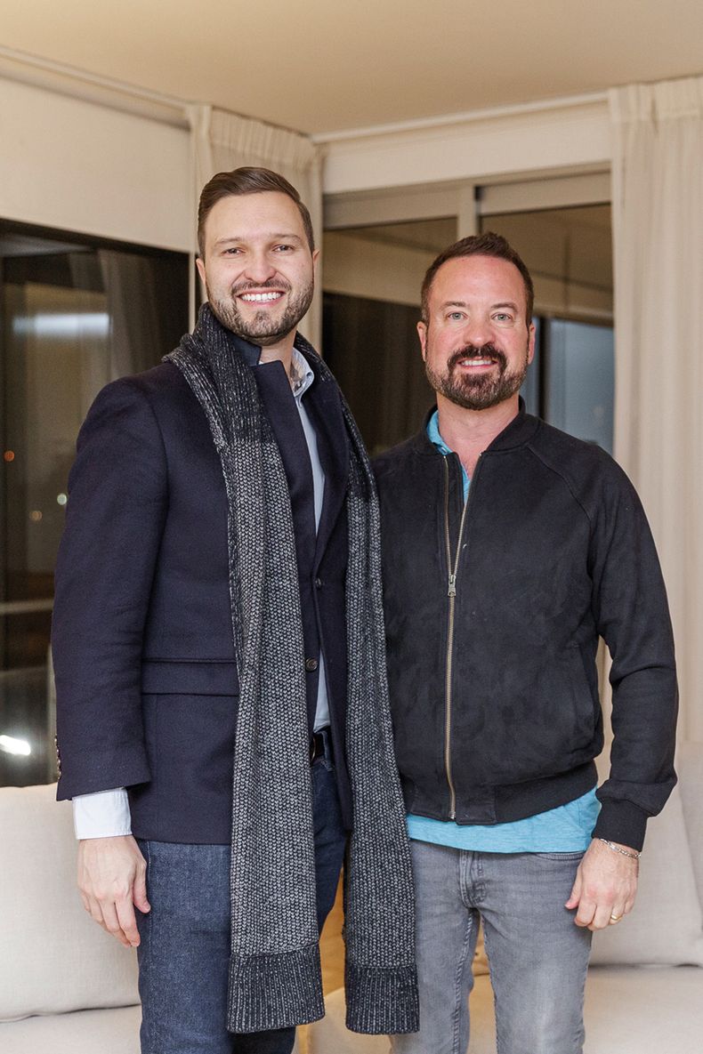 Felipe Cárdenas con Chance Mitchell