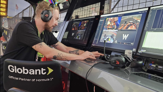 Sistema de Entrega de Contenidos de Equipo (TCS) de Globant, en la Fórmula 1.